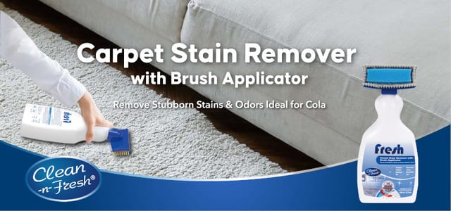 2-in-1 Carpet Cleaner with Brush — 650ml