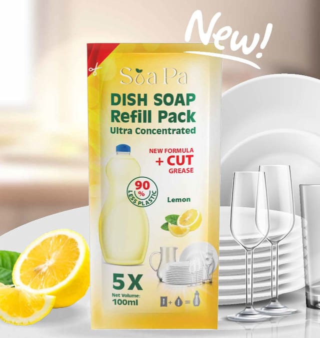 Dish Soap Refill Pack Ultra Concentrated