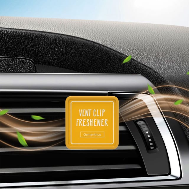 Square Car Vent Clip Freshener — 30 Days