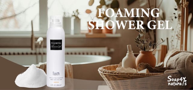 Relaxing Foaming Shower Gel — 200ml Bottle