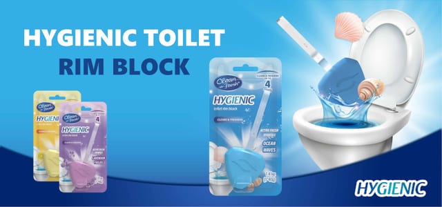 Cage-Free Hygienic Toilet Rim Block — 40g