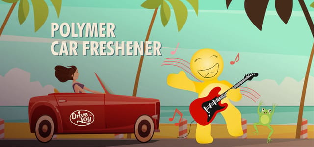 Polymer Car Fresheners — Zaky, Frog, Guitar