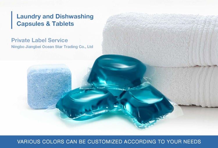 Ocean Star Laundry & Dishwashing Capsules & Tablets — catalog cover.
