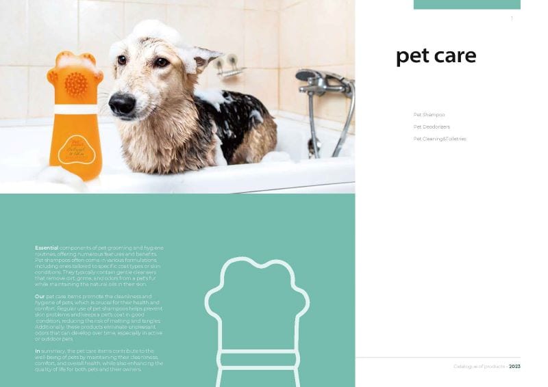 Ocean Star Pet Care Product Catalog — cover.