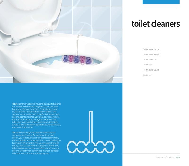 Ocean Star Toilet Cleaners Catalog — cover.