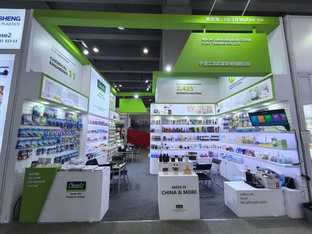 Stand de Ocean Star — Feria de Cantón Primavera 2025, Fase 2 en Guangzhou.