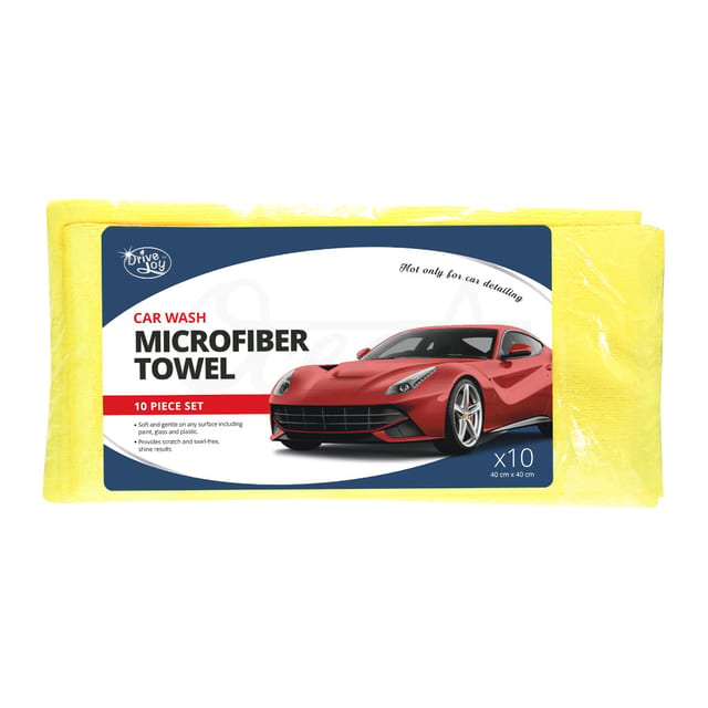 Osq21001 Car Wash Microfiber Towel 10count