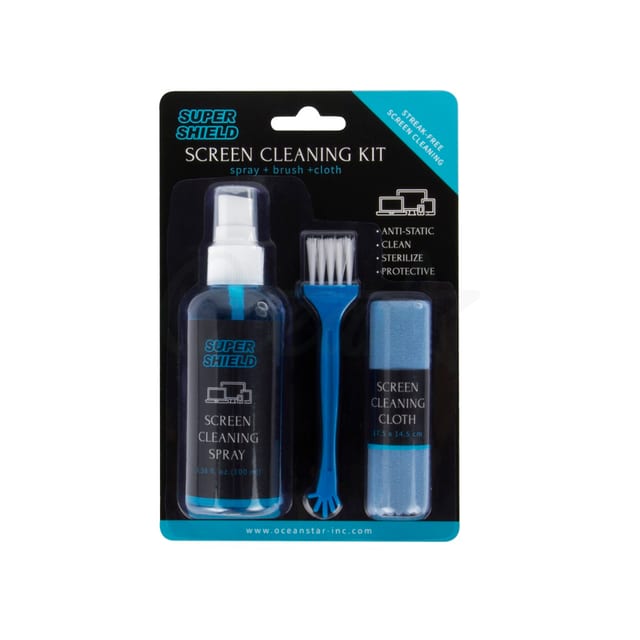 Osf19012 Screen Cleaning Kit Black 100ml