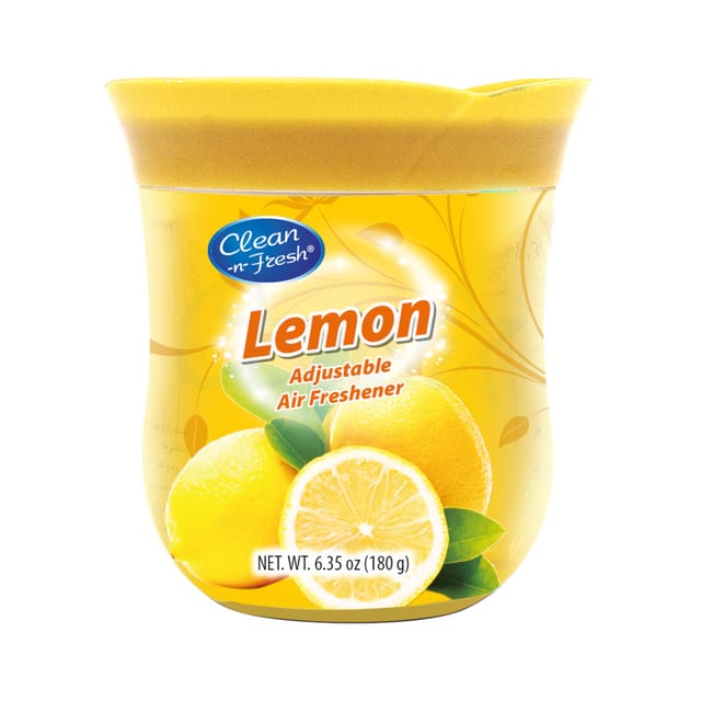 Adjustable Gel Air Freshener Lemon 180g