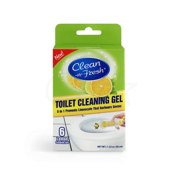 Toilet Cleaning Gel Lemon 6 Pack
