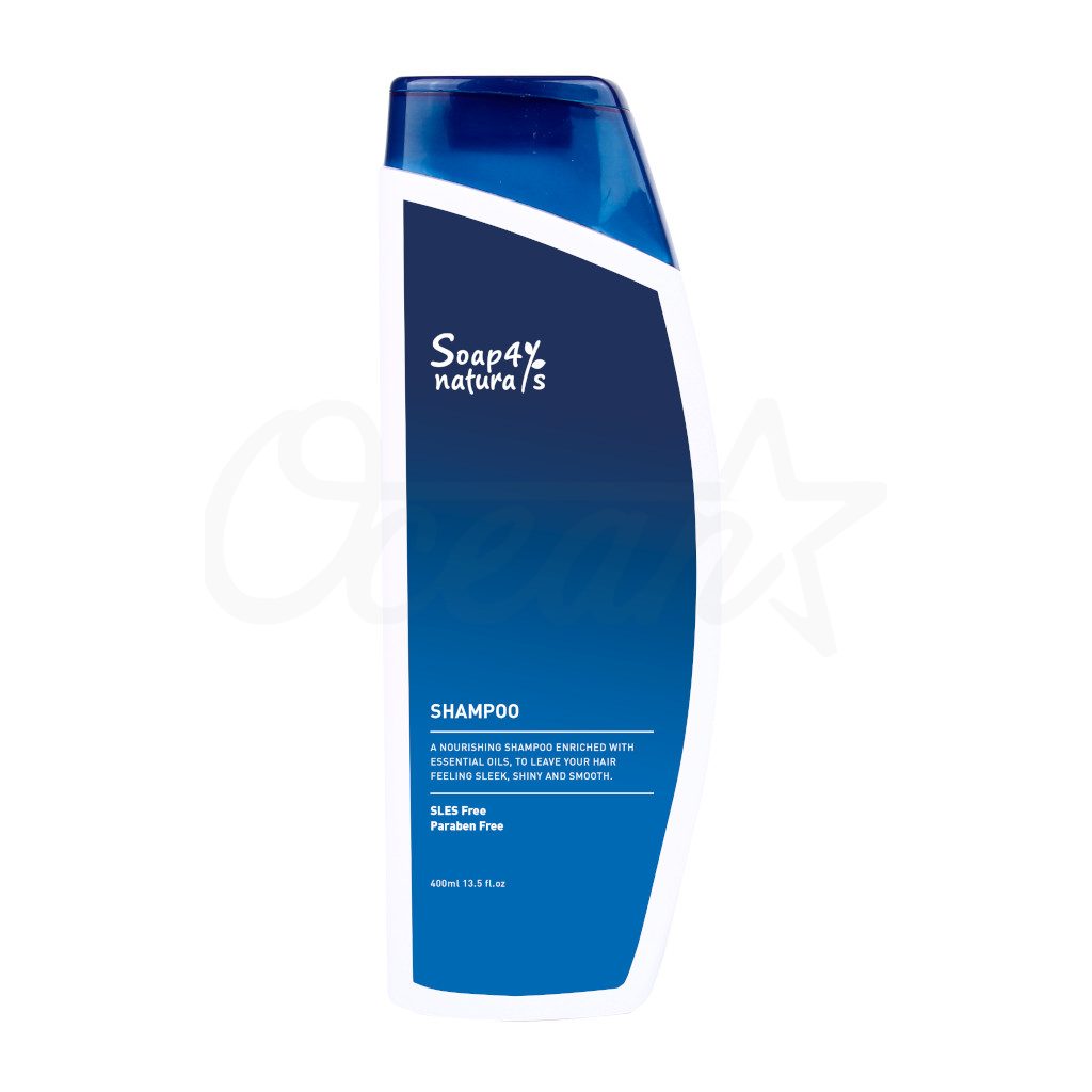 Rectangular Shampoo Blue 400ml Blue Hair Shampoo | Deep Clean SLES-Free