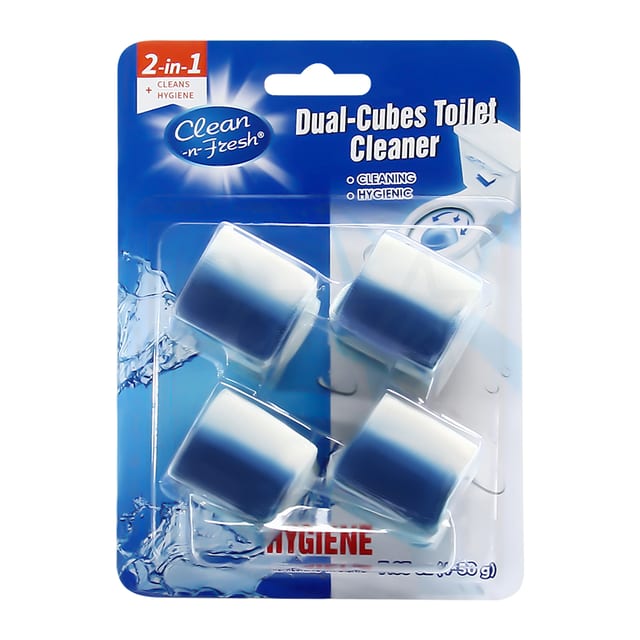 Dual Cubes Toilet Cleaner Hygiene 4pk