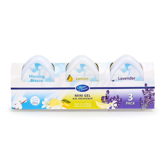 Mini Gel Air Freshener 3pack