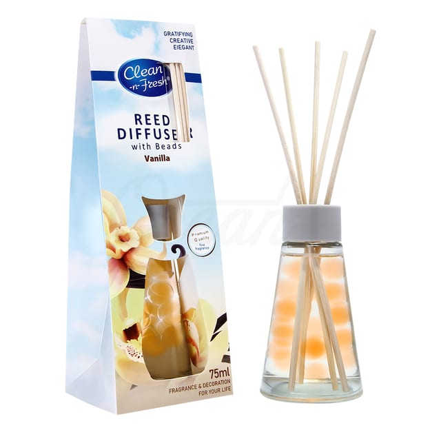 Reed Diffuser With Beads Vanilla 75ml