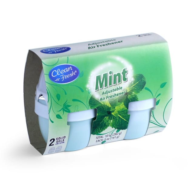 Solid Gel Air Freshener Mint 2pack