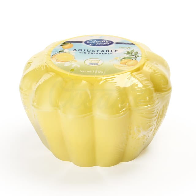 Adjustable Gel Air Freshener Lemon 150g
