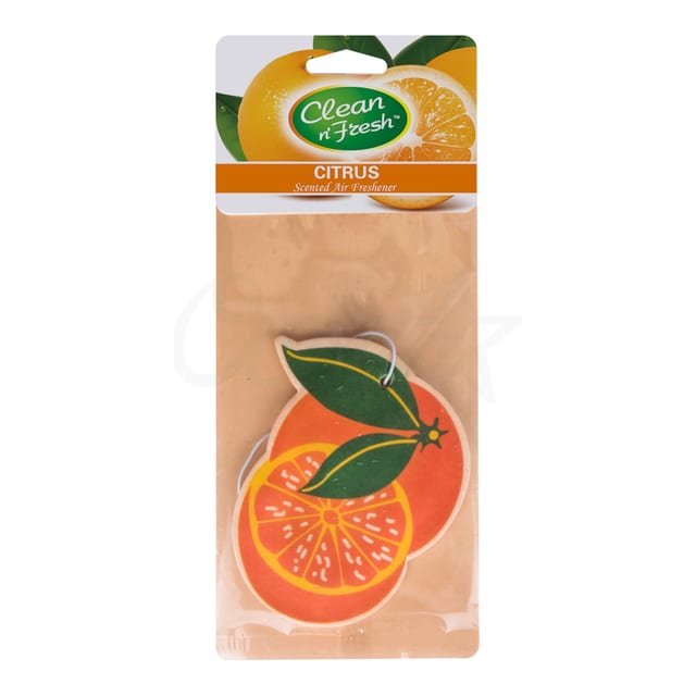 Scented Paper Car Freshener Citrus