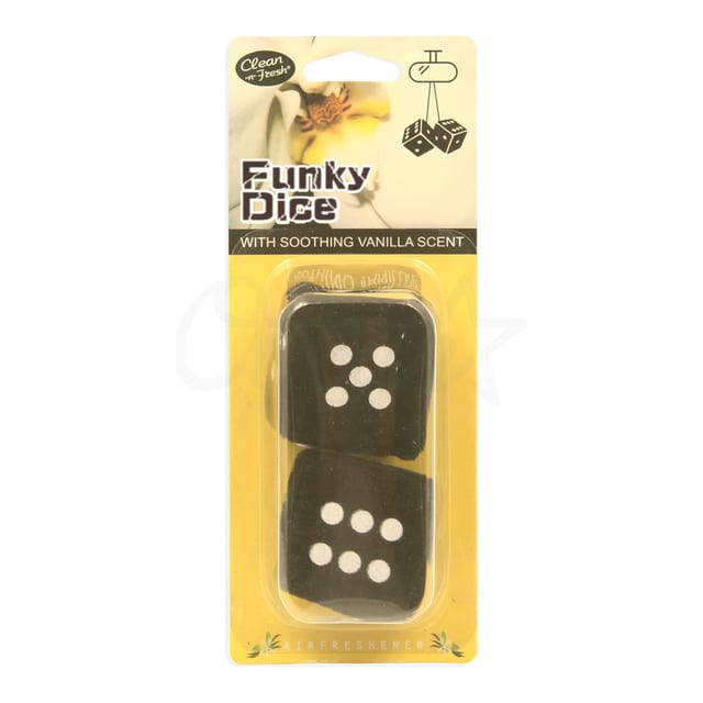 Osf18012 Hanging Car Air Freshener Black Dice