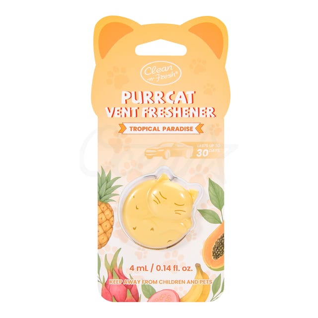 Osp250733 Purrcat Car Vent Freshener Tropical Paradise