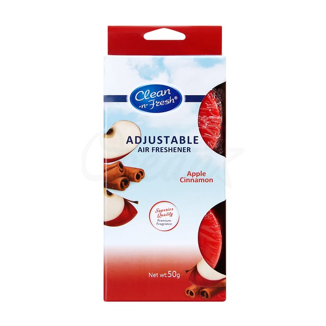 a Adjustable Gel Air Freshener Apple Cinnamon 2pack