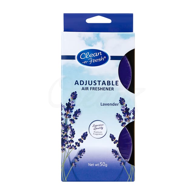 a Adjustable Gel Air Freshener Lavender 2pack