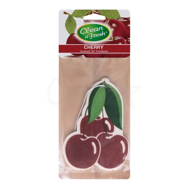 Scented Paper Car Freshener Cherry