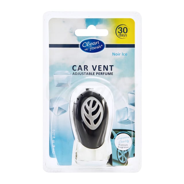 Adjustable Car Vent Freshener Noir Ice 8ml