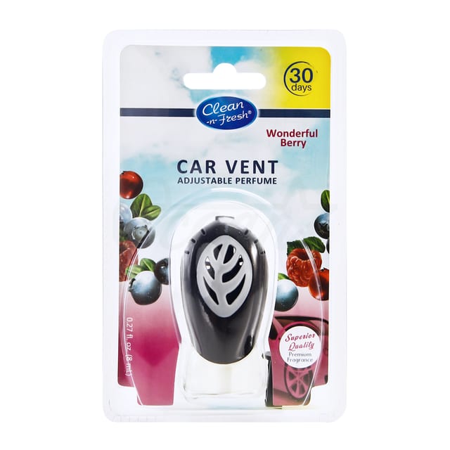 Adjustable Car Vent Freshener Wonderful Berry 8ml