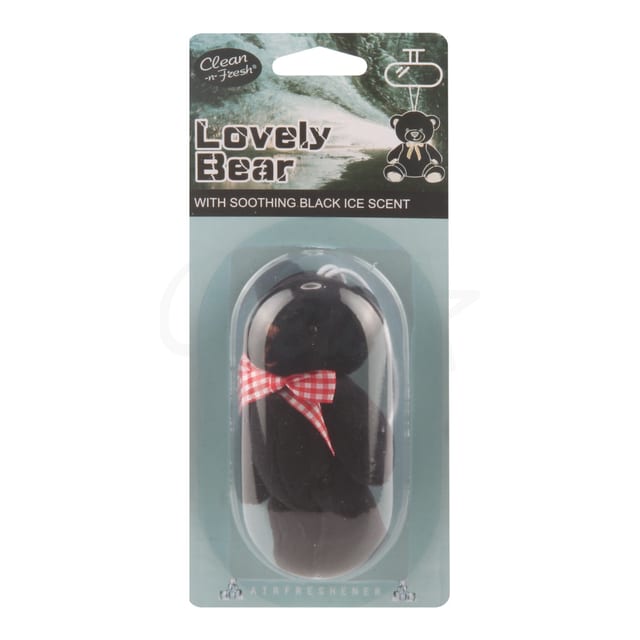 Osf18011 Hanging Car Air Freshener Black Bear