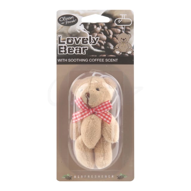 Osf18011 Hanging Car Air Freshener Brown Bear