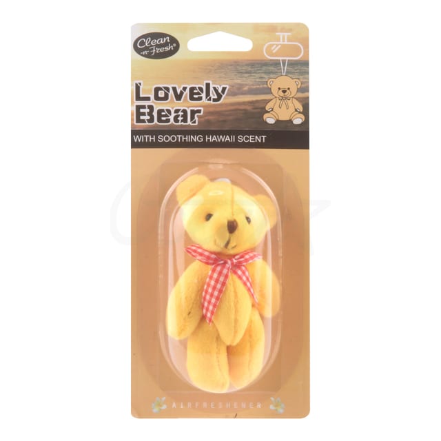 Osf18011 Hanging Car Air Freshener Yellow Bear