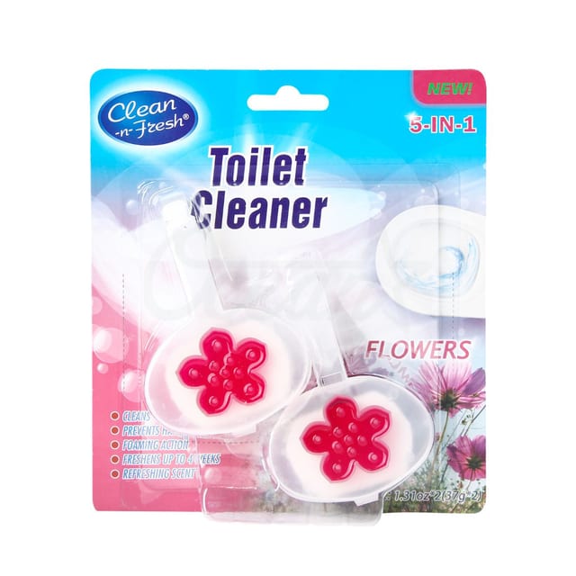 Osg19039 Flower Shape Gel Toilet Block 2pack