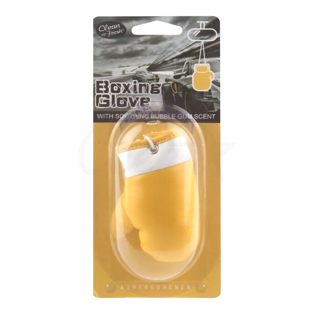 Osf18010 Hanging Car Air Freshener Yellow Boxing Glove