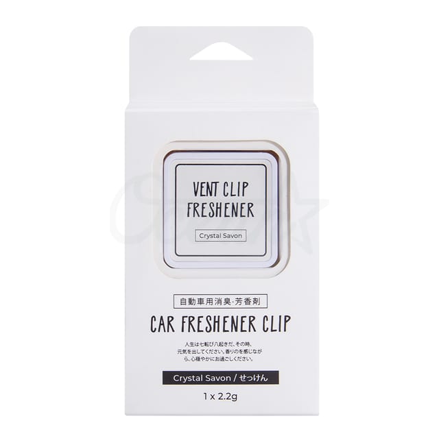 Osf23021 Car Freshener Clip Crystal Savon 2.2g Box Front