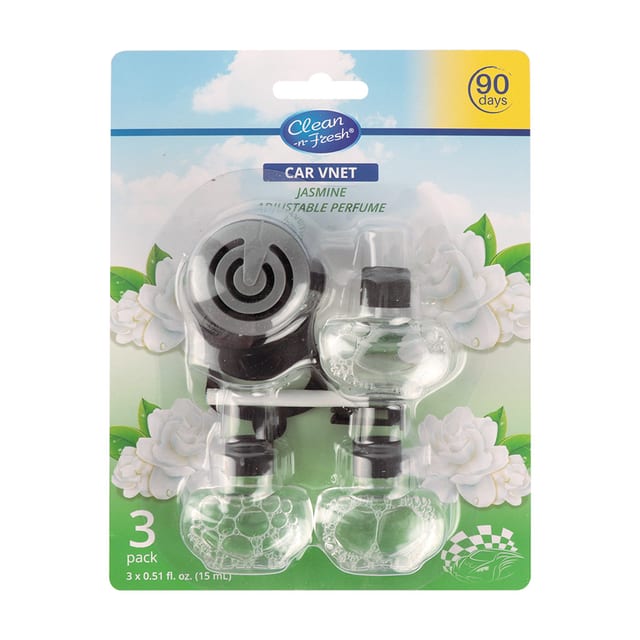 Adjustable Car Vent Freshener Jasmine 3pack
