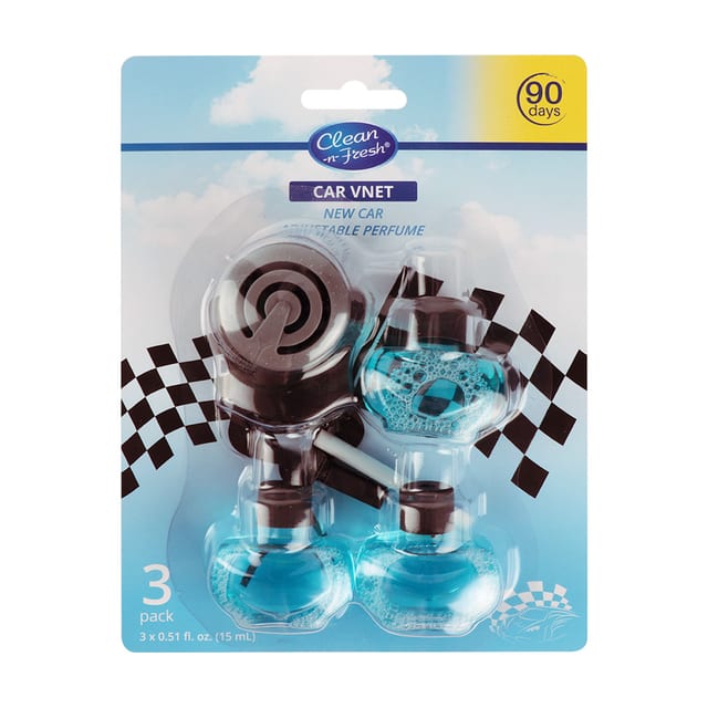 Adjustable Car Vent Freshener New Car 3pack