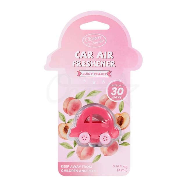 Osp250858 Cartoon Car Vent Freshener Juicy Peach 1pack