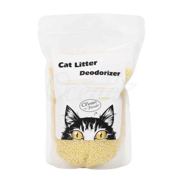 Osp21016 Cats Litter Silicone Beads Air Fresher Lemon 500g