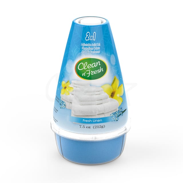 Adjustable Gel Air Freshener Fresh Linen 212g