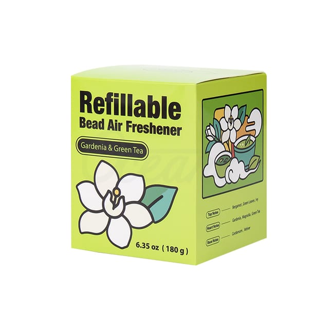 1 Pull out Square Box Beads Gardenia & Green Tea 180g