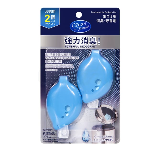 Osf23025 Deodorizer for Garbage Bin Crystal Aqua 2pack