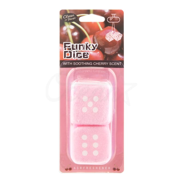 Osf18012 Hanging Car Air Freshener Pink Dice