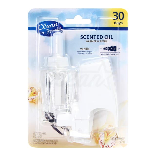 Scented Oil Warmer Universal Refill Vanilla 1warmer 1refill