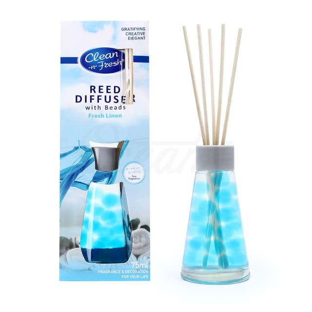Reed Diffuser With Beads Fresh Linen 75ml