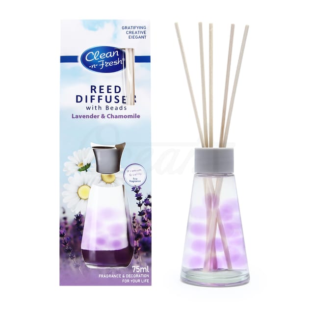 Reed Diffuser With Beads Lavender Chamomile 75ml