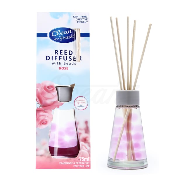 Reed Diffuser With Beads Rose 75ml