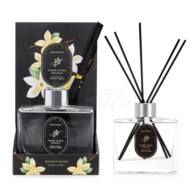 Reed Diffuser Cardboard Holder Vanilla Aroma Emotions 100ml