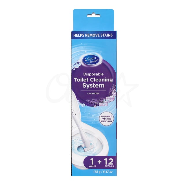 Disposable Toilet Cleaning System Lavender