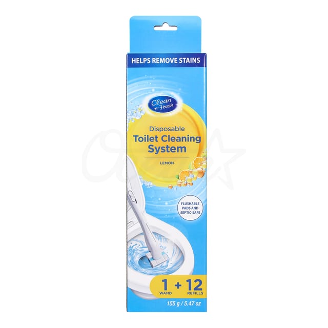 Disposable Toilet Cleaning System Lemon