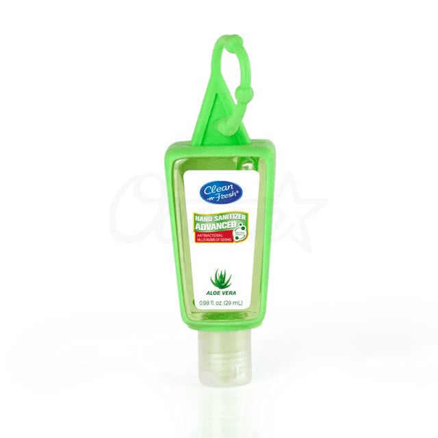 Silicone Sleeve Hand Sanitizer Green 29ml